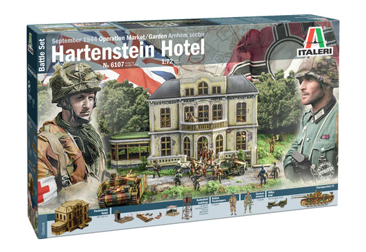 ITALERI 6107 Hartenstein Hotel 1944 Market/Garden - BATTLE SET