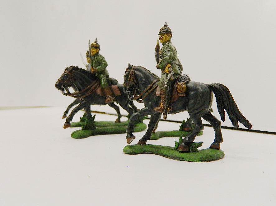 SET42P Engineer Basevich DIPINTI!  WWI GERMAN CAVALRY 1/32