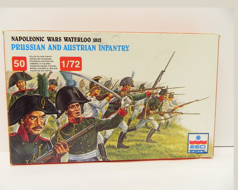 ESCI 226 Napoleonic Wars Waterloo 1815 Prussian and Austrian infantry ...