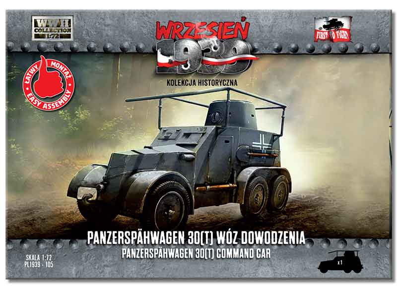 FTF105 FIRST TO FIGHT KITS PANZERSPAHWAGEN 30(T) command car 1/72