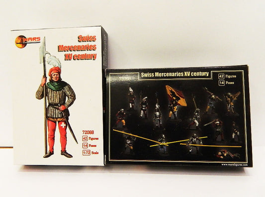 Gruppo G24 2 SCATOLE MARS 72068  Swiss Mercenaries (XVI Century) SCALA 1/72