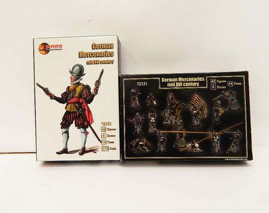 Gruppo I24 2 SCATOLE MARS 72131  German Mercenaries (Mid XVI century) SCALA 1/72