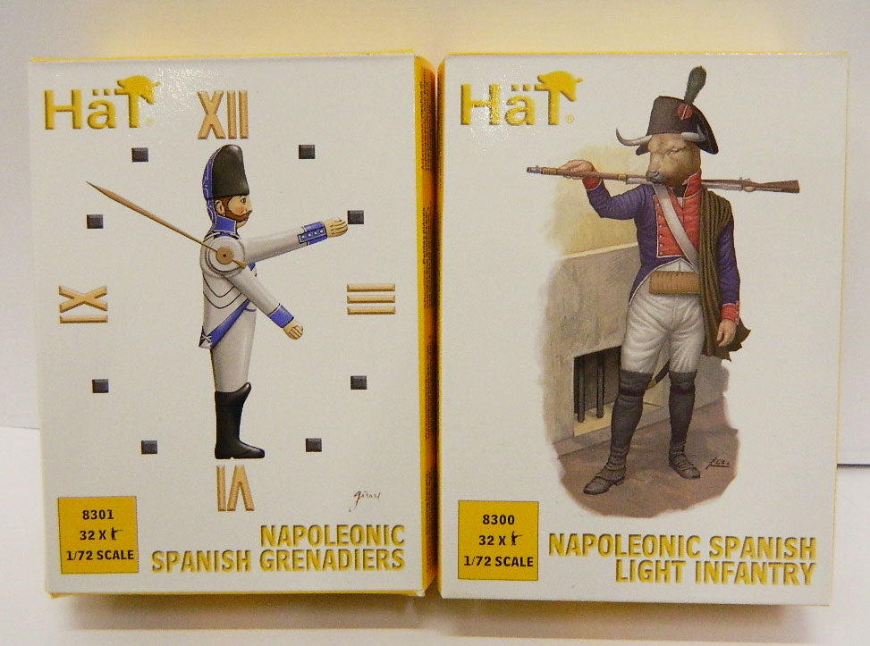 GR08_2025 HAT INDUSTRIES   NAPOLEONIC SPANISH ARMY SCALA 1/72