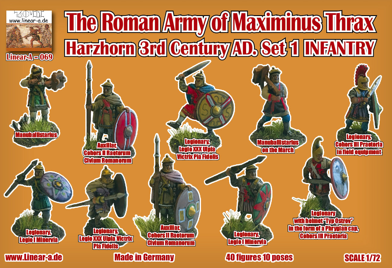 069 LINEAR THE ROMAN ARMY OF MAXIMINUS  1/72