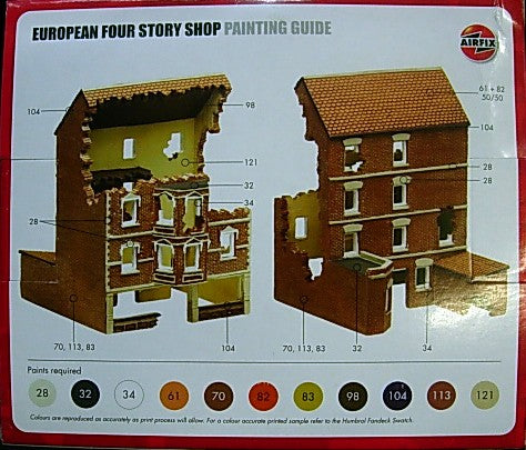 75007 AIRFIX 1/72  EUROPEAN FOUR STOREY SHOP