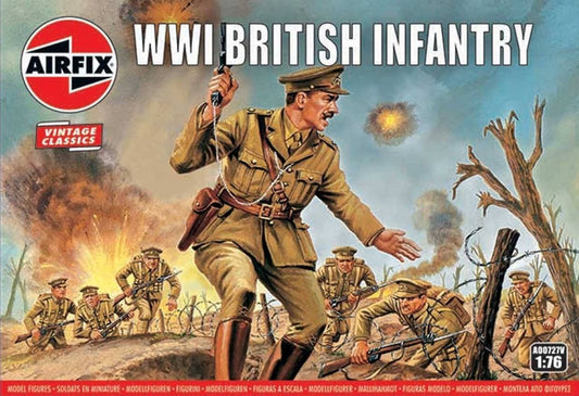 AX00727V AIRFIX  British Infantry (WWI) Vintage Classic series 1/76