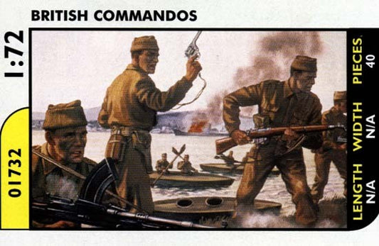 01732 AIRFIX 1/72 BRITISH COMMANDOS WWII