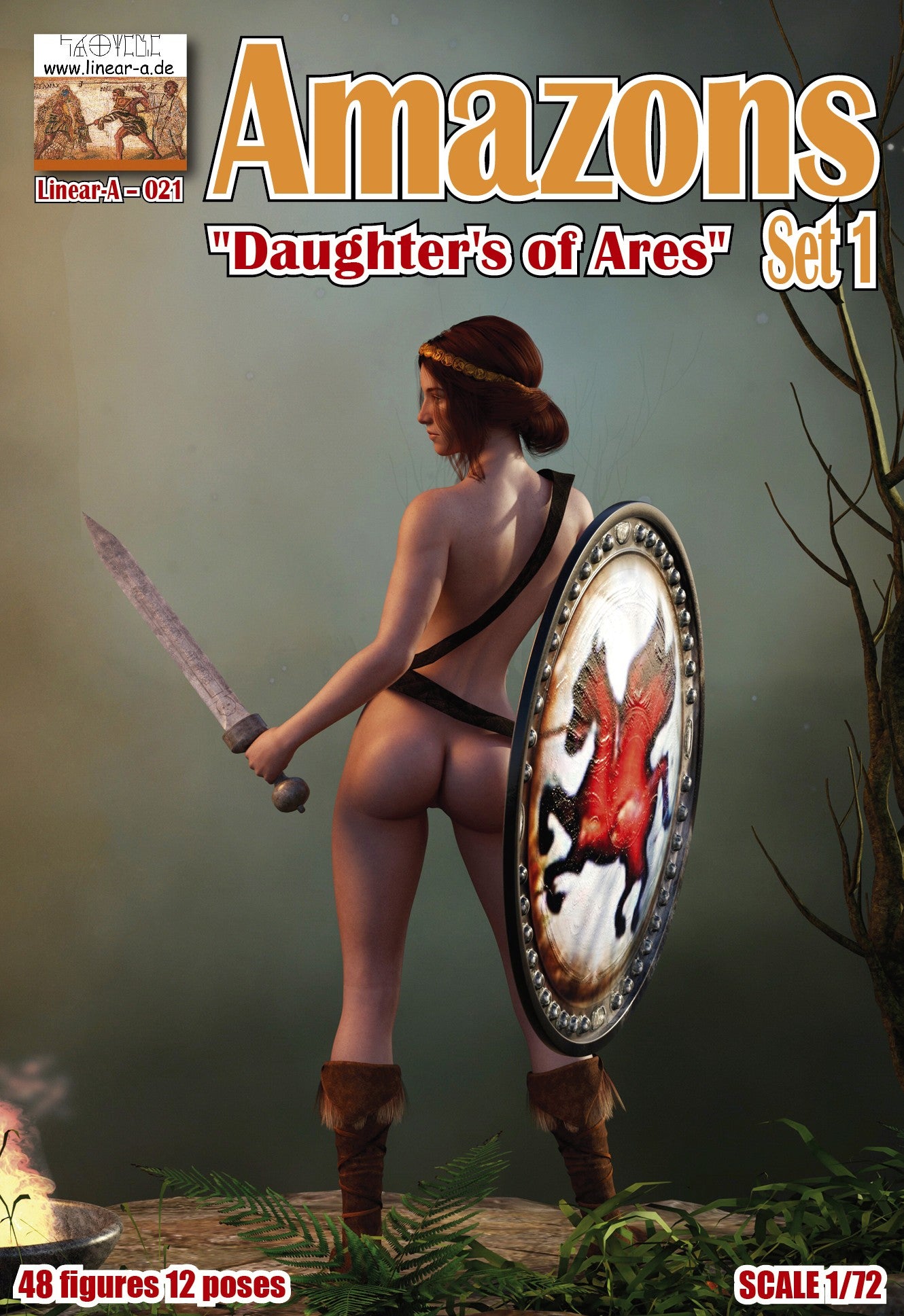 021 LINEAR - A Amazons "Daughter's of Ares" set 1 1/72