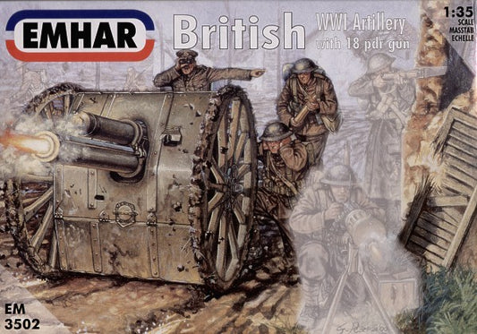 03502 EMHAR 1/32  ARTIGLIERIA INGLESE WWI