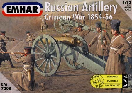 07208 EMHAR 1/72  ARTIGLIERIA RUSSA DI CRIMEA 1854-56