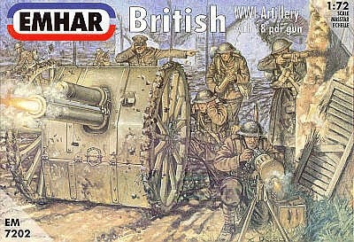 07202 EMHAR 1/72  ARTIGLIERIA INGLESE WWI