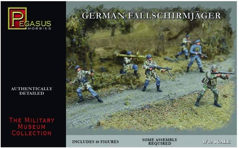 3204  PEGASUS  WWII German Fallschirmjager 1/32