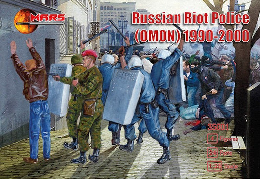 35001 MARS SCALA  Russian riot police (OMON) 1991