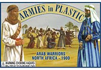 5443 ARMIES IN PLASTIC 1/32 Arab Warriors North Africa - 1900