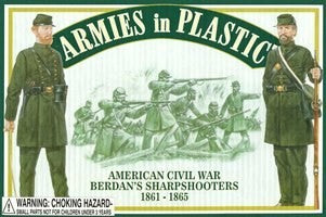 5458 ARMIES IN PLASTIC 1/32 IN BAG American Civil War - Berdan  s Sharpshooters 1861-1865