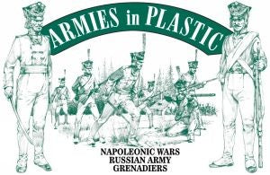 5491 ARMIES IN PLASTIC IN BAG 1/32 Napoleonic Wars Russian Army Grenadie