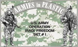 5576 ARMIES IN PLASTIC 1/32 Modern Forces - U.S. Army Operation Iraqi Freedom - Set 1