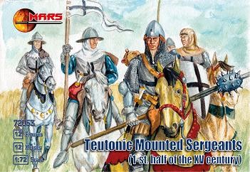 72053 MARS SCALA 1/72 Teutonic Mounted Sergeants