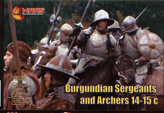 72026 MARS BURGUNDIAN SERGEANTS AND ARCHERS 14 15 C