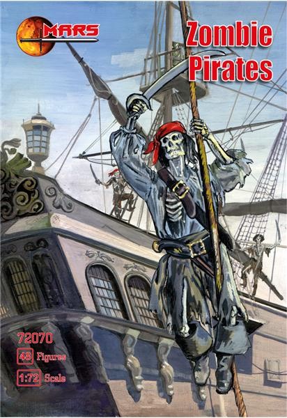 72070 MARS SCALA 1/72 Zombie Pirates