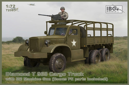 72083 IBG Diamond T 968 Cargo Truck with M2 Machine Gun