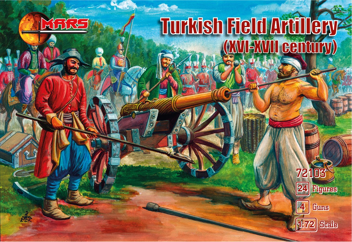72103 MARS SCALA 1/72 Turkish Field Artillery (XVI-XVII century)