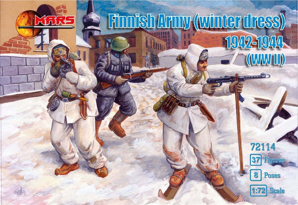 72114 MARS  Finnish Army Winter Dress (1942-44). WWII. 1/72