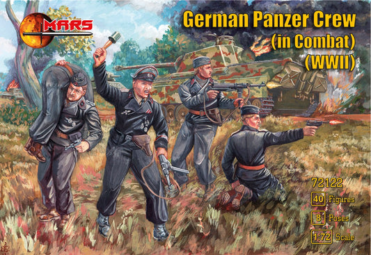 72122 MARS German Panzer crew in combat (WWII) 1/72