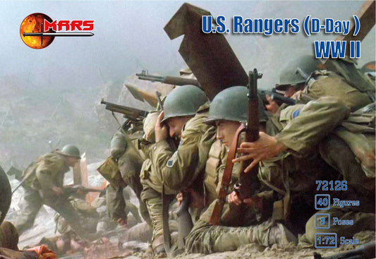 72126 MARS  U.S Rangers at D-Day (WWII)  1/72