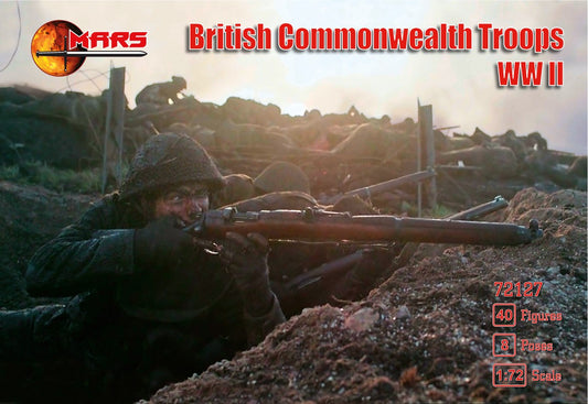 72127 MARS SCALA 1/72 British Commonwealth troops (WWII)