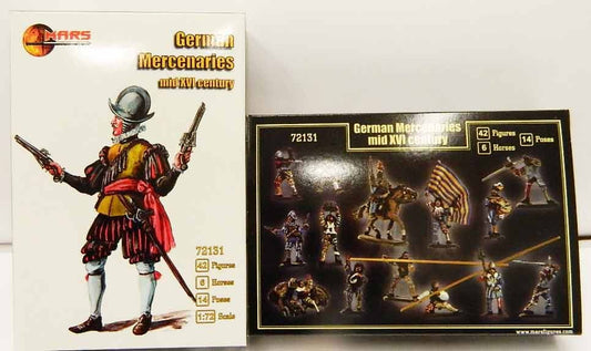 72131 MARS GERMAN MERCENARIES MID XVI CENTURY 1/72