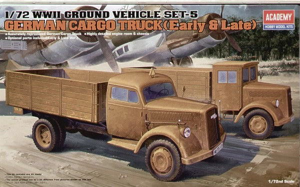 ACADEMY 13404  1/72  WWII German Cargo Truck