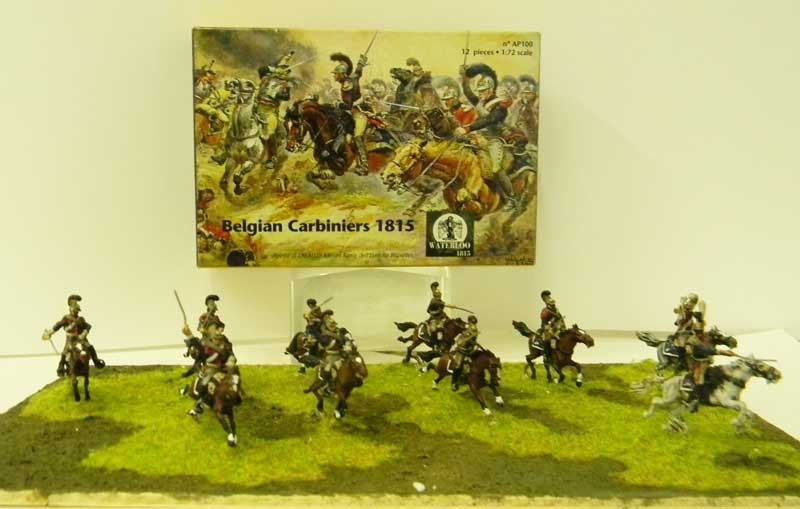 AP100M WATERLOO1815  CARABINIERI BELGI 1815 SCALA 1/72