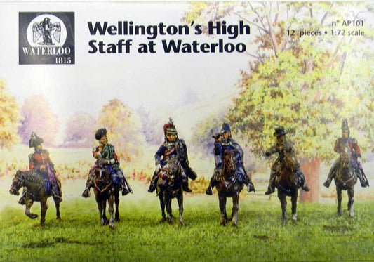 AP101M WATERLOO1815 FOX HUNTING 1815 WELLINGTON STAFF BEFORE  BATTLE