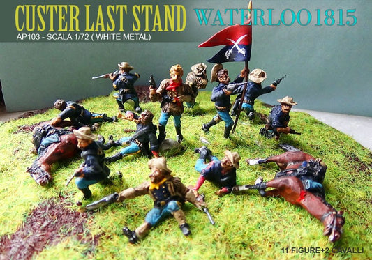 AP103M WATERLOO1815 CUSTER LAST STAND SCALA 1/72