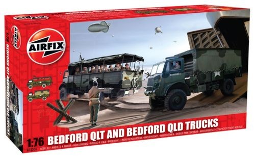 AX03306 AIRFIX 1/72 Bedford QL Trucks - QLT and QLD