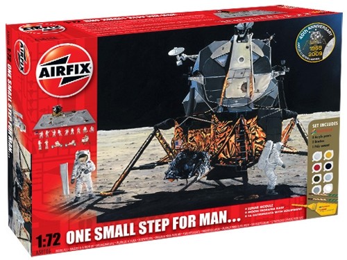 AX50106  AIRFIX 1/72  50th Anniversary of 1st Moon Landing. One Small Step For Man