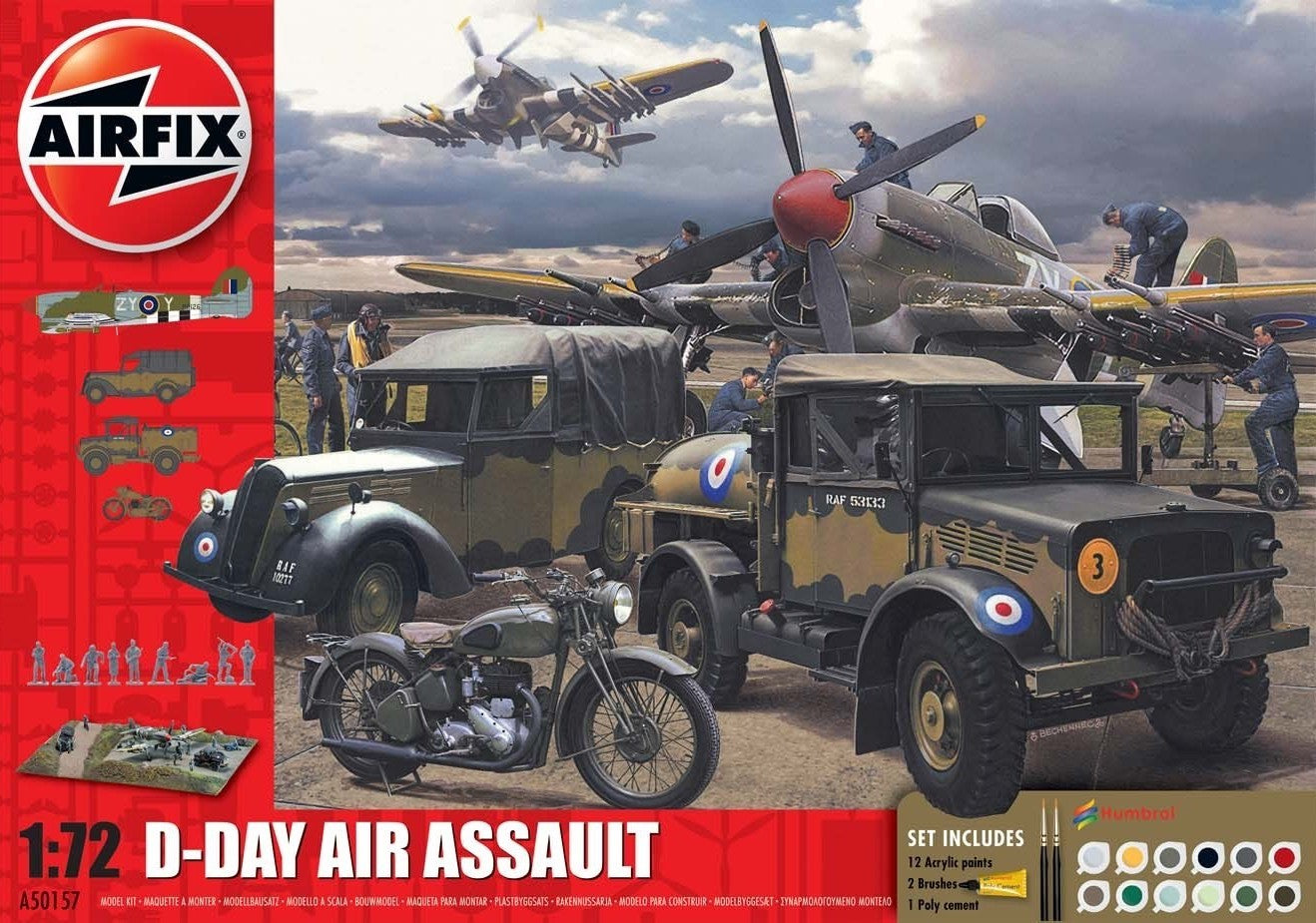 AX50157A AIRFIX 1/72  D-Day 75th Anniversary Air Assault Gift Set