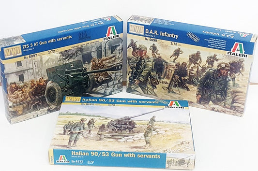 GR182 ITALERI OFFERTA 3 SCATOLE COD. 6097-6099-6122  1/72