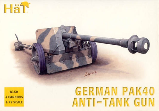 HAT 8150 World War II German PaK 40 Anti-tank Gun