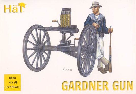 HAT 8180 Gardner Gun AND CREW - COLONIAL WAR ON SPRUE