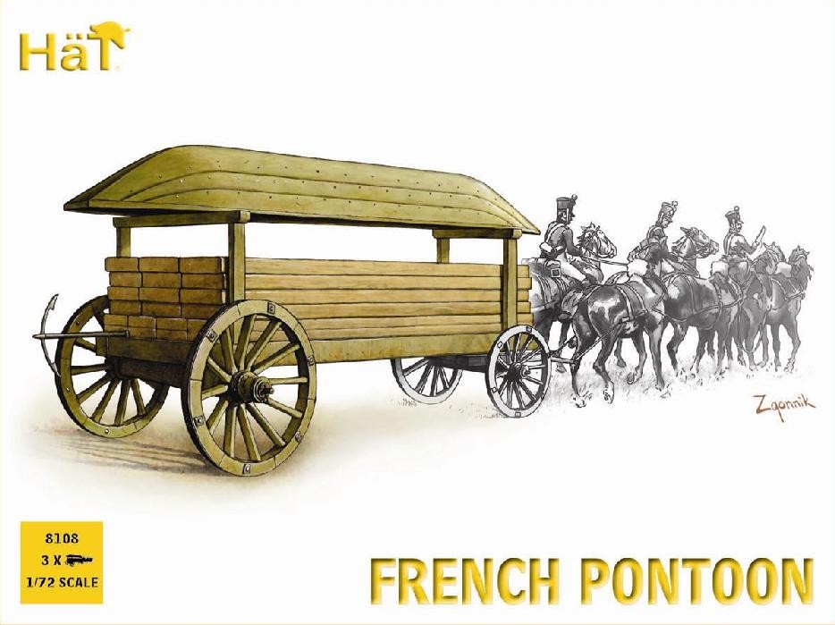 HAT 8108 Napoleonic Pontoon Bridge 1/72