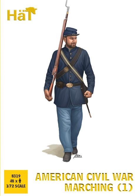 HAT 8319 American Civil War Marching (1) 1/72