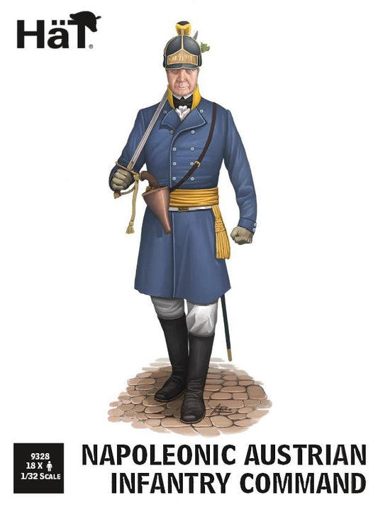 HAT 9328 Napoleonic Austrian Infantry Command  1/32