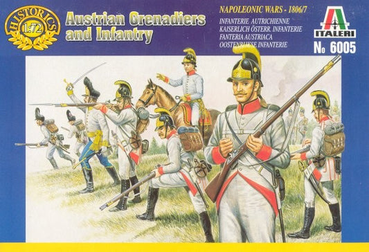 ITALERI 6005 Napoleonic Austrian Grenadiers and Infantry