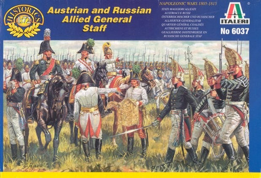 ITALERI 6037 Napoleonic Austrian and Russian Allied General Staff