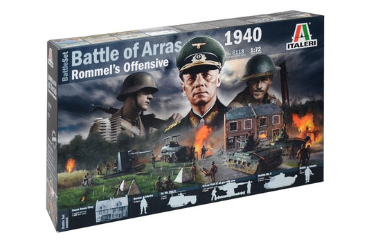 ITALERI 6118 WWII : 1940 BATTLE OF ARRAS - ROMMEL'S OFFENSIVE