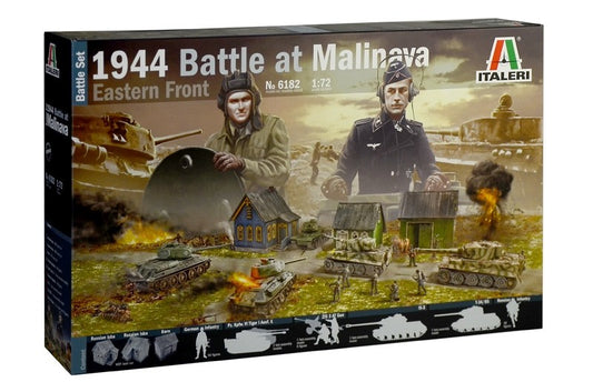 ITALERI 6182 1944 BATTLE AT MALINAVA - BATTLE SET