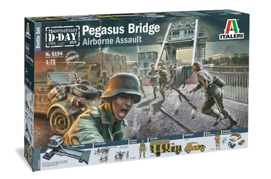 ITALERI 6194 Pegasus Bridge Glider Assault 1/72