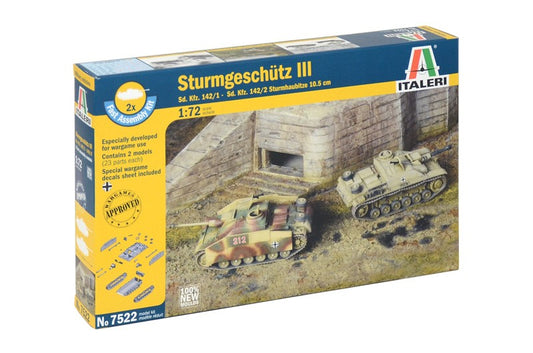 ITALERI 7522 TURMGESCHUTZ III - FAST ASSEMBLY